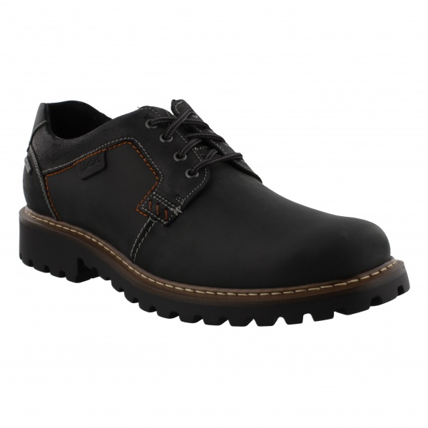 Josef Seibel Chance 08 black WATERPROOF LACE-UP SHOE